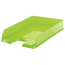 VASSOIO PORTADOCUMENTI ESSELTE EUROPOST - PLASTICA TRASPARENTE - A4 - VERDE TRASPARENTE