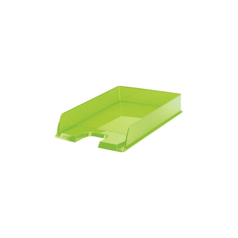 VASSOIO PORTADOCUMENTI ESSELTE EUROPOST - PLASTICA TRASPARENTE - A4 - VERDE TRASPARENTE