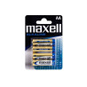 CONFEZIONE DA 4 BATTERIE ALCALINE MAXELL LR06 AA DA 1,5 V